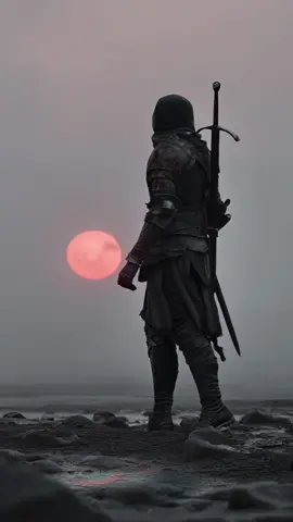 The Last Walk Beneath the Blood Sun #darkfantasy #medieval #medievalfantasy  #darkfantasyart #Knight  