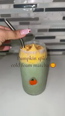 The cold foam was so good 🤎#matcha #pumpkinspicelatte #matchalatte #fyp #pumpkinspiceseason @Coffee mate 