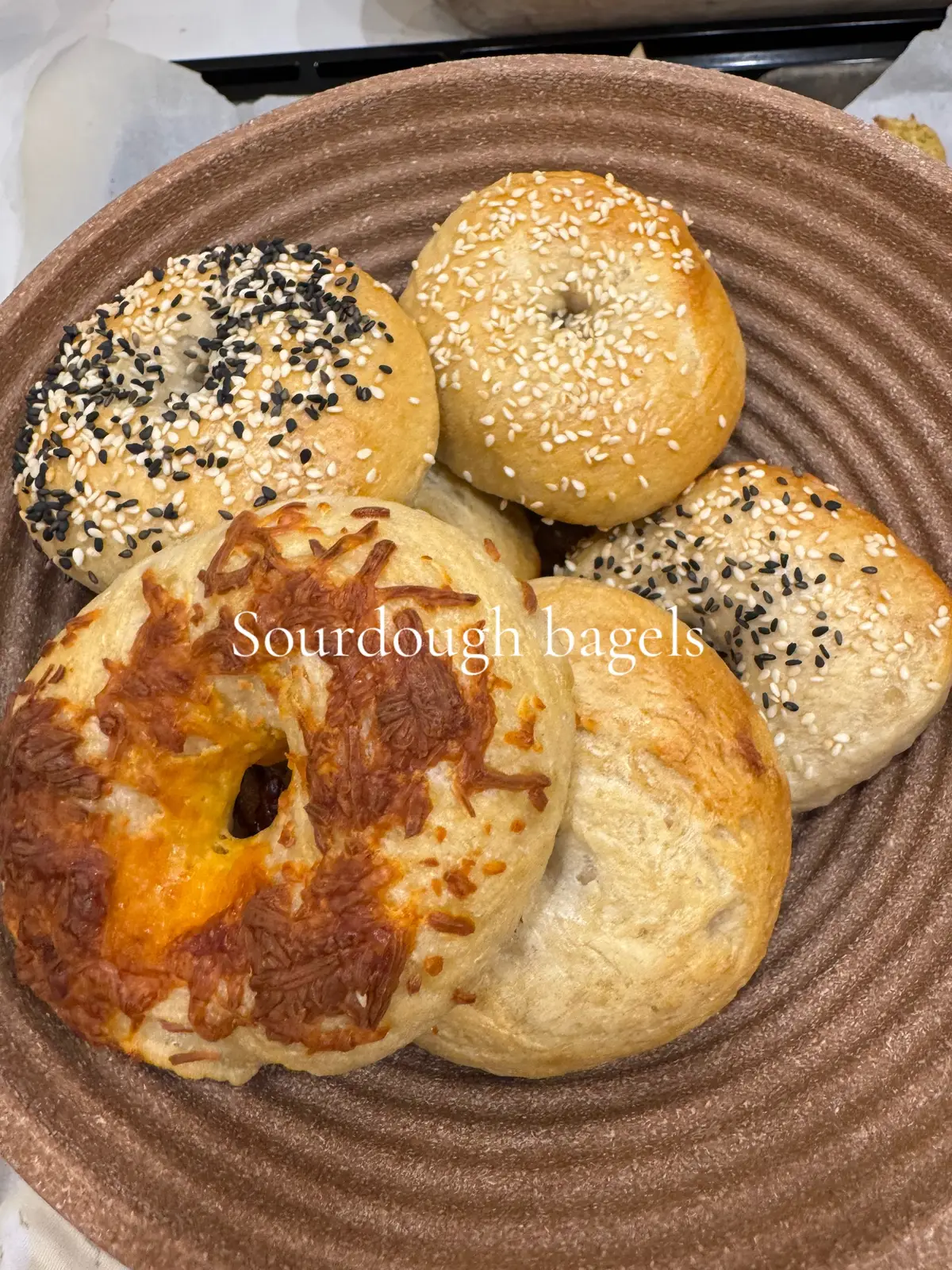 I think I prefer using my starter for anything other than a sourdough loaf  #sourdoughbagels 