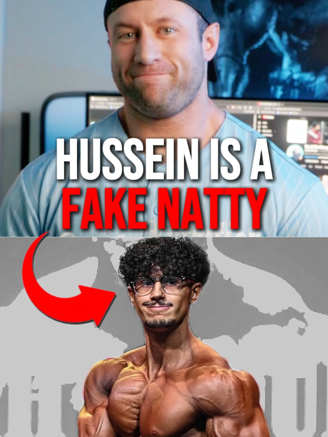 Fake Natty or Not? The Hussein Farhat Debate 👀 #HusseinFarhat #FakeNatty #FitnessDrama #GymTalk #NattyOrNot
