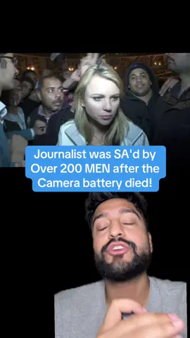 Journalist was SA'd by  Over 200 MEN after the  Camera battery died! #greenscreen #greenscreenvideo #ComfortSegredos #fyp #truecrimecommunity #breakingnews #news #reporter #laralogan #egypt 