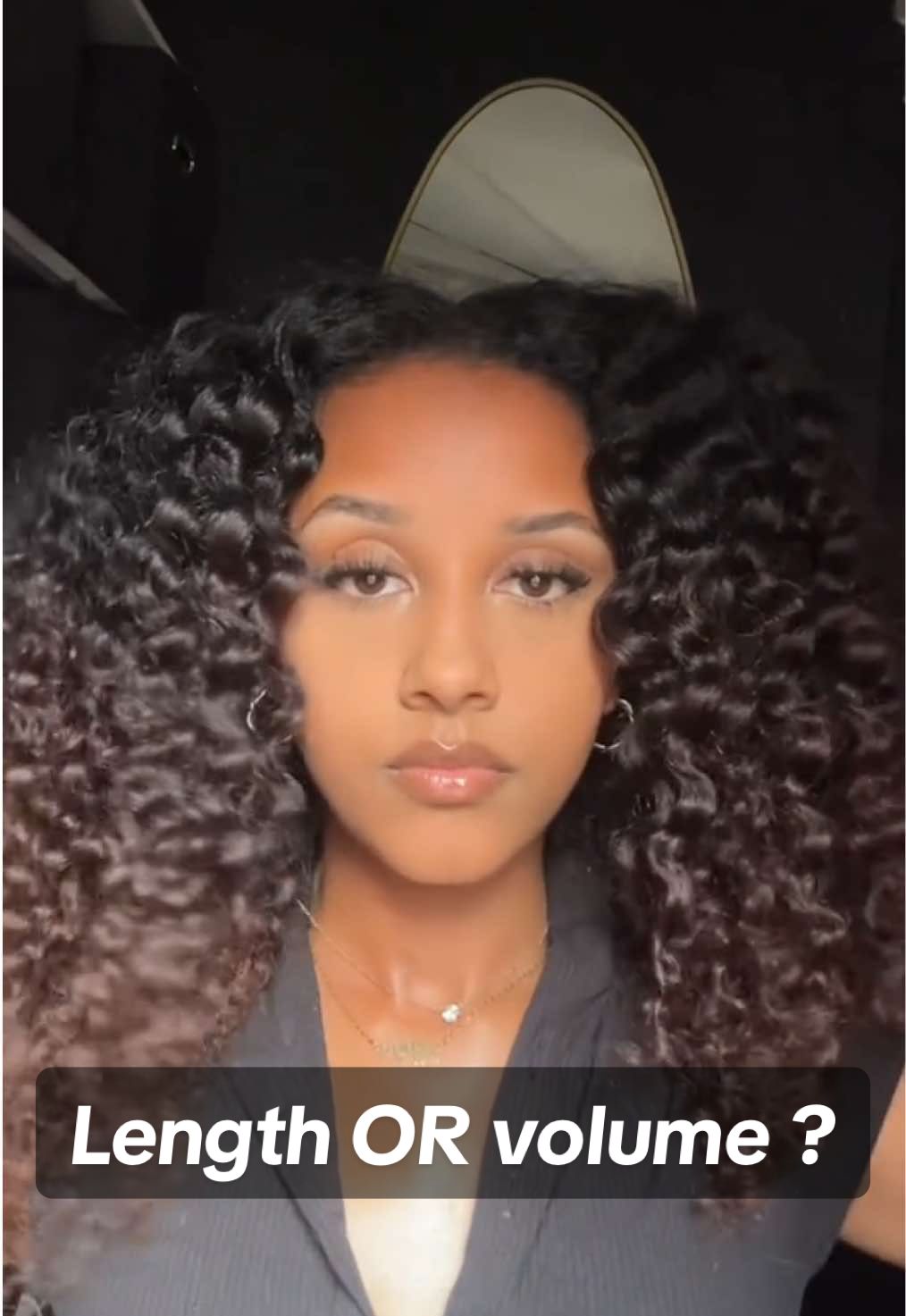 Volume speaks 🤍 #volume #curlyhair #curlyhairtutorial 