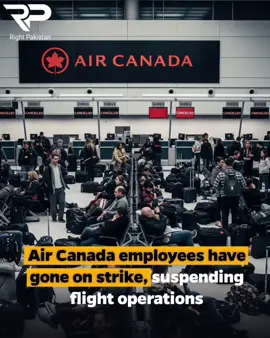 Air Canada has suspended all operations due to a workers’ strike. According to international media, negotiations between Air Canada and the Canadian Union of Public Employees had been ongoing for nearly eight months. After talks failed, around 10,000 employees announced a strike. Reports indicate that Air Canada operates about 700 flights daily, carrying thousands of passengers. Due to the complete strike, around 130,000 passengers will be affected in a single day, while nearly 25,000 Canadians could be stranded abroad. #AirCanada #Strike #FlightOperations #CanadaNews #TravelUpdate 