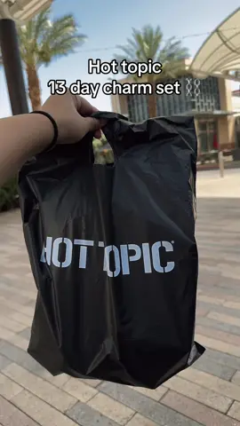 Getting ready for that time of the year  #hottopic #charms #unboxing #fyp #gothtok 