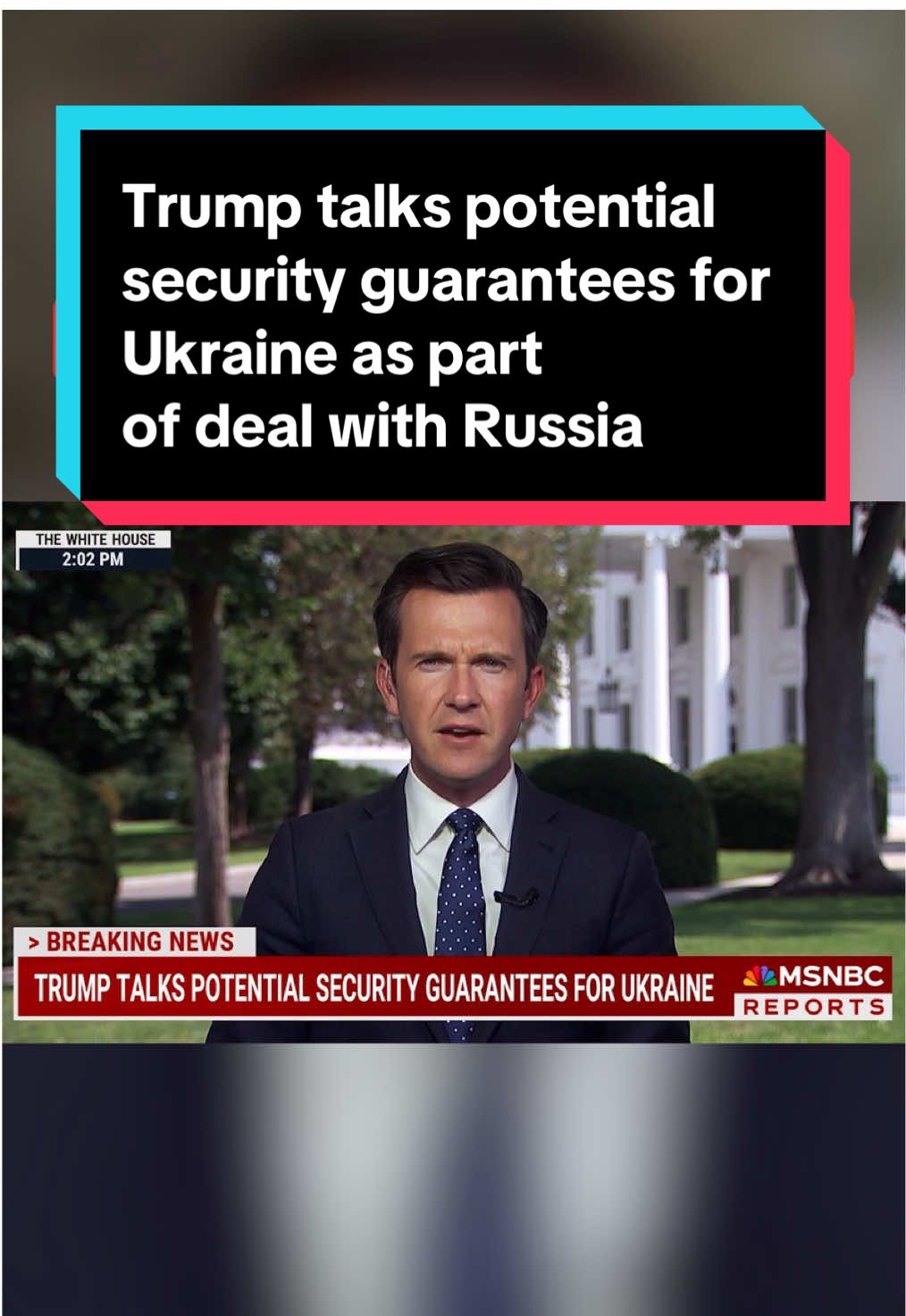 Trump spoke directly with Zelenskyy and European leaders early Saturday about the U.S. potentially joining a NATO-style security guarantee for Ukraine as part of a deal with Russia, according to two senior administration officials and three sources familiar with the discussions. Vaughn Hillyard has the latest.