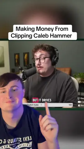 Clipping content creators can be a great side hustle! #fyp #money #sidehustle #calebhammer #clipping 
