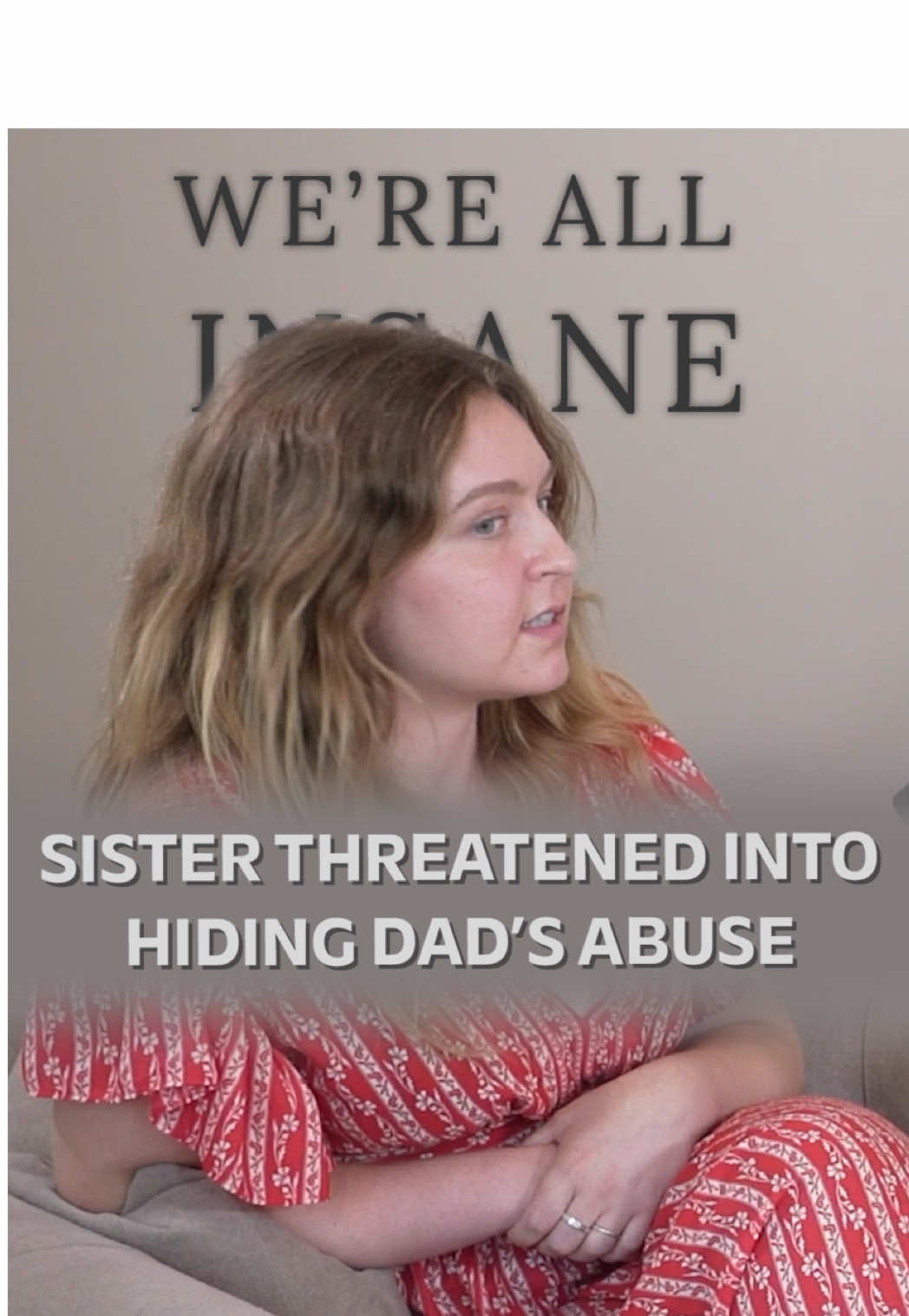 Serial r*pist dad threatens daughter into keeping abuse secret. Watch the full We’re All Insane episode on Apple, Spotify, or YouTube. #wereallinsane #trauma #healing #explorepage #foryou 