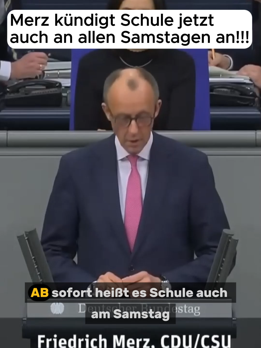 Schule bald auch an Samstagen!?!? #politik #friedrichmerz #kontrovers #cdu #politics #foryoupage❤️❤️ #fyp #fouryou #fyyyyyyyyyyyyyyyy #cducsu #fliegen #schule #shoppen Satirischer Beitrag, keine realen Aussagen