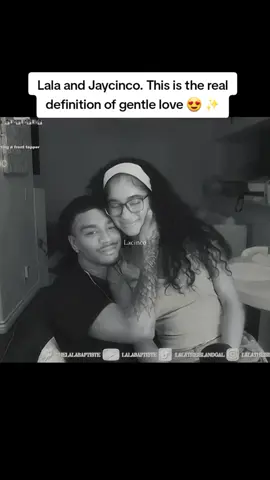 Lala and Jaycinco. This is the real definition of gentle love 😍 ✨️#lalabaptiste #jaycincoo #couplegoals #Love 