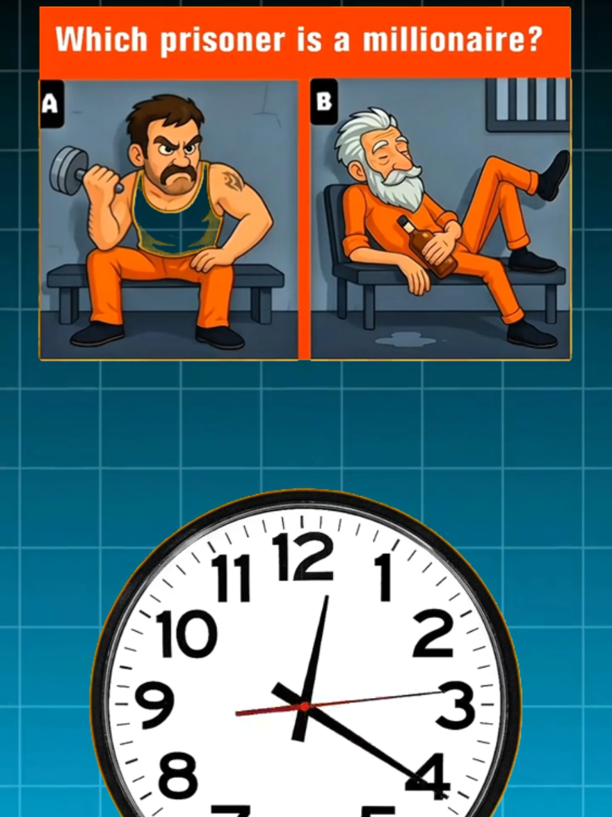 which prisoner is a millionaire? #quiztime #challenge #quiz #exam #question 