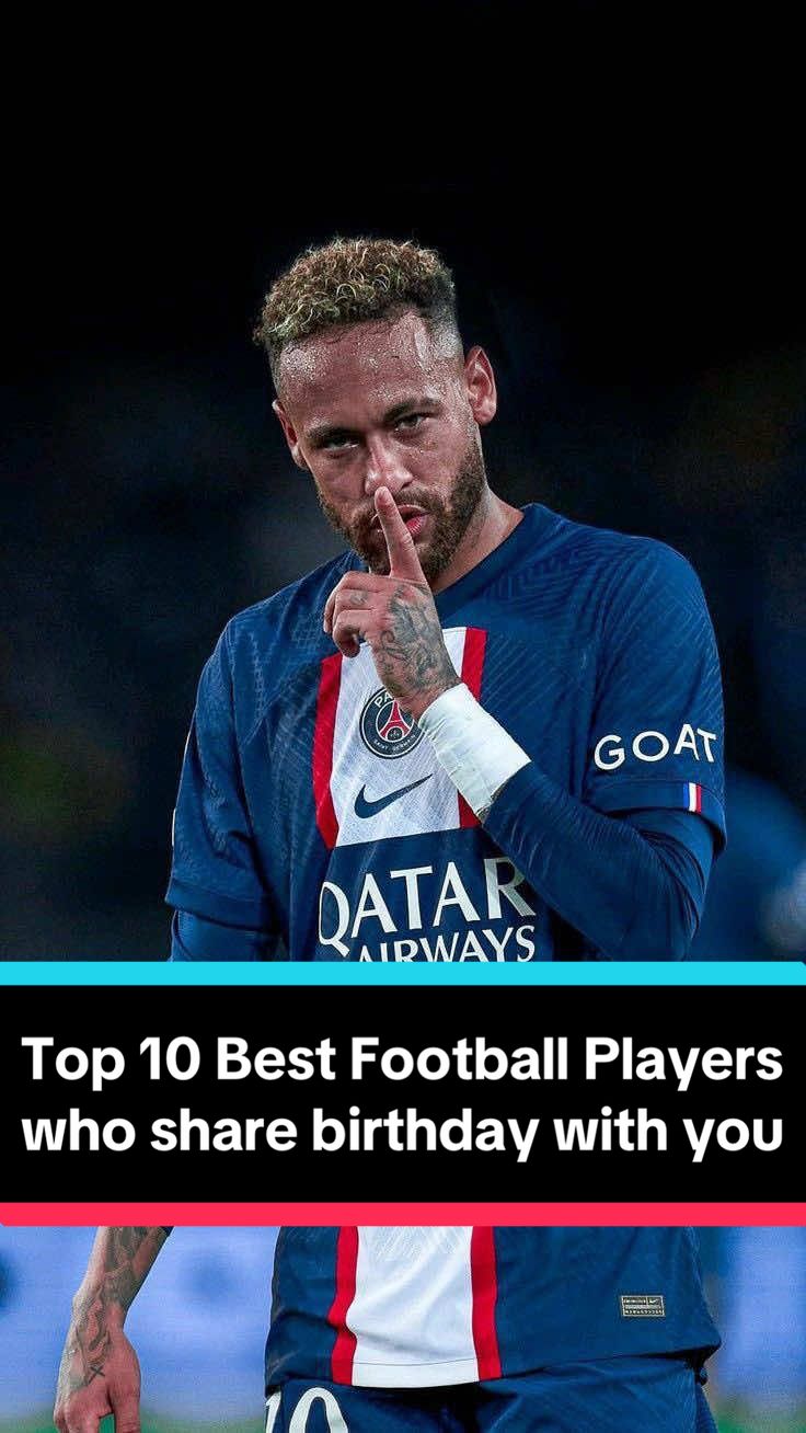 Did you know some players were born on the same day as your birthday. #footballtiktok #fyp #birthday 