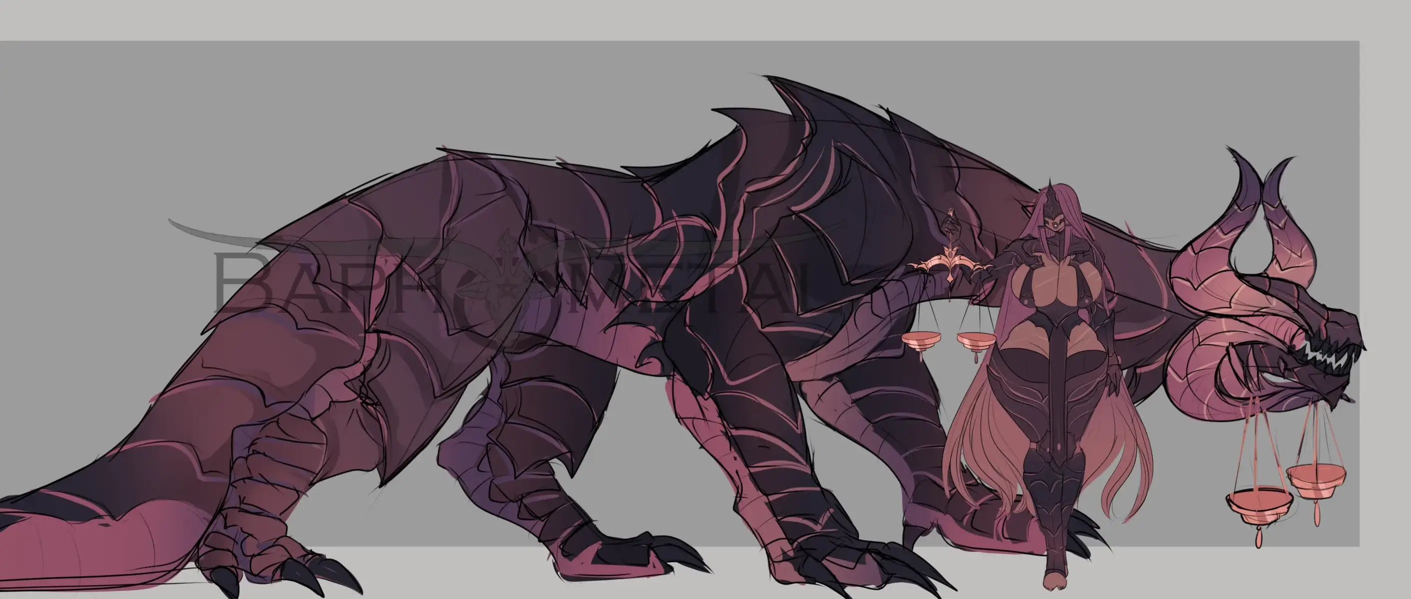 libra themed dragon and its rider! currently for sale on my X and TH! really proud of this pair and I cant wait to do more of them once again inspired by the super talented @ lucas 