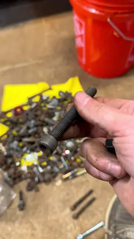 Deep in the bolt bins for these ones. #garage #vice #tools #jeeplife #workshop 