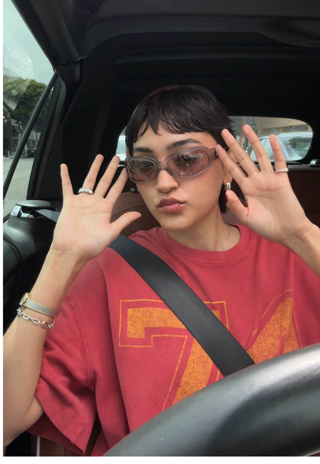 @themarias x @Crap Eyewear  (I stole Julia’s sunglasses 😞)