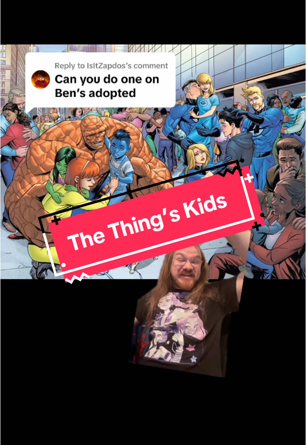 Replying to @IsItZapdos Thing kids, call them the Thinglings. Or maybe don’t. #marvel#fantasticfour#comics#mcu#superhero#greenscreen 