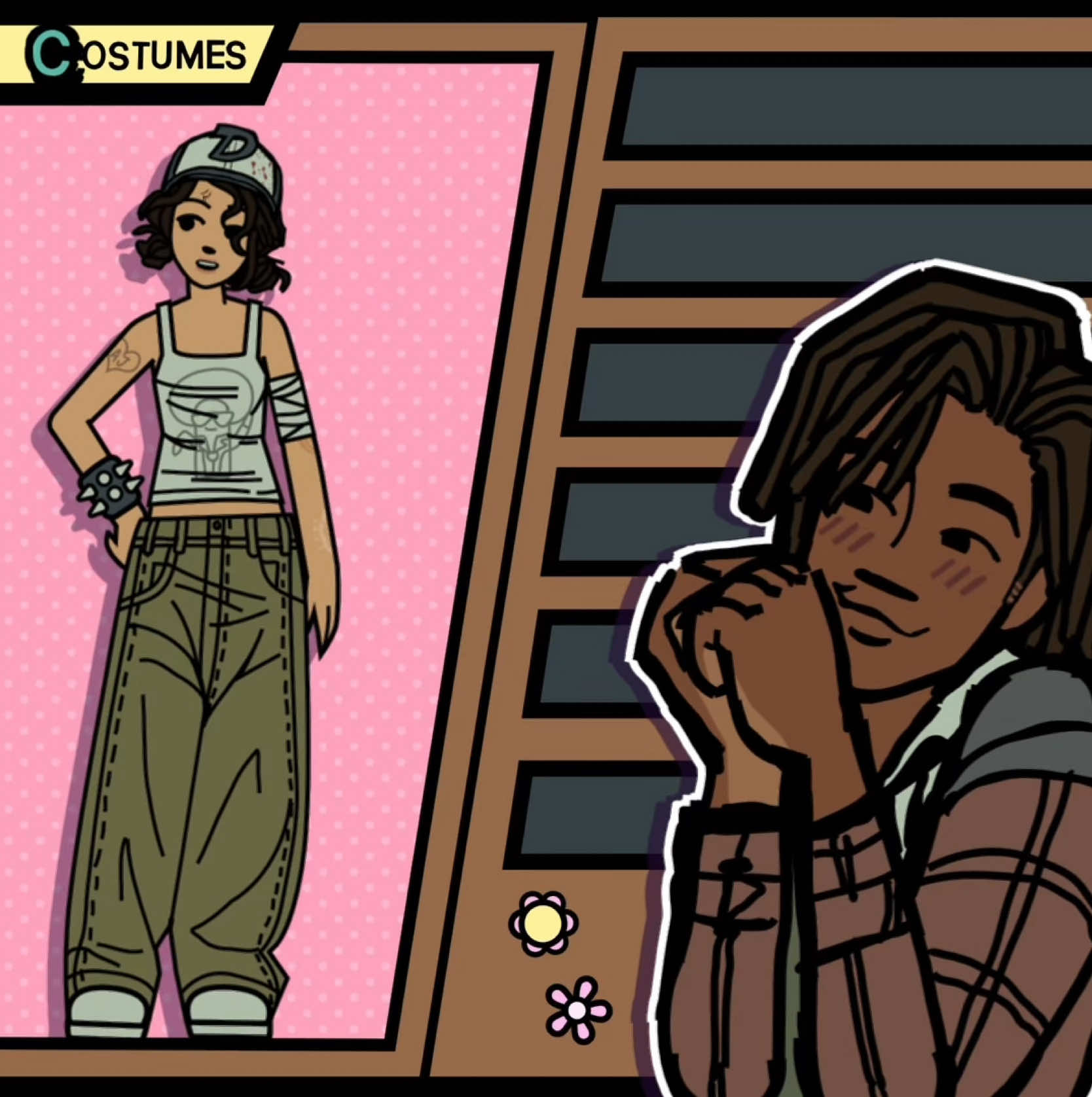I exported this like 3 times I hope it looks good 🫩 someone suggested this one some days ago so tadaaaa^_^ I had a lot of fun with it ngl  #animation #clementinetwdg #louistwdg #clouis #twdg