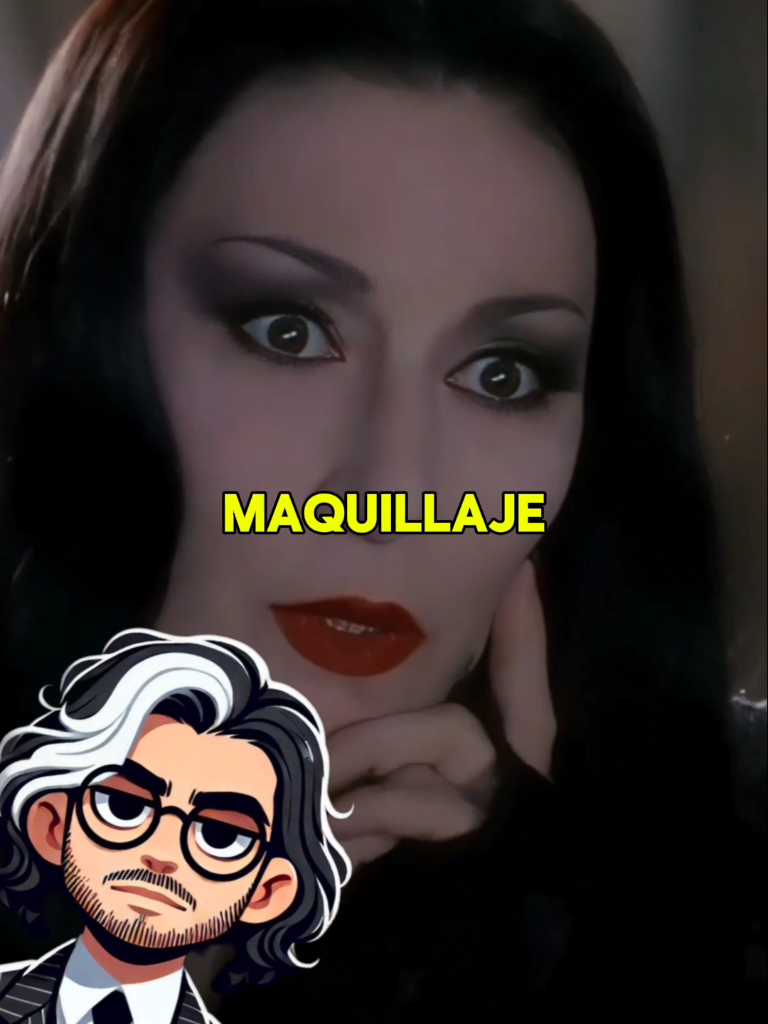 Un gran sacrificio para una gran actuación 👌🏻🖤 #Morticia  #AnjelicaHuston #LosLocosAddams #Merlina #Wednesday 