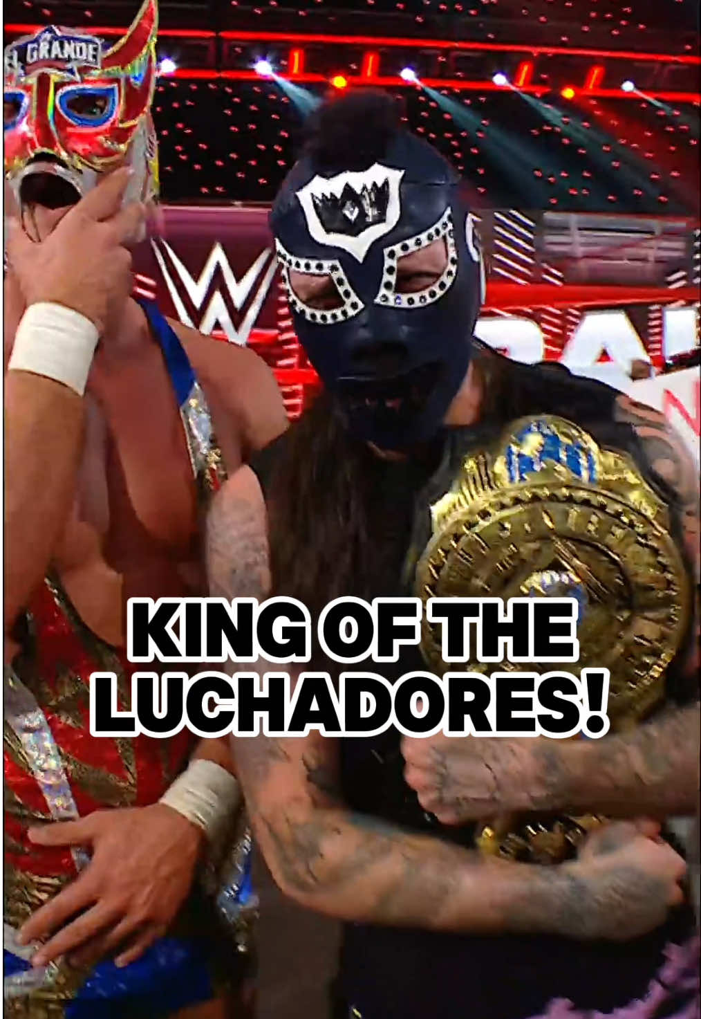 future aaa mega champion too? 🤔 #WWE #DominikMysterio #ElGrandeAmericano 