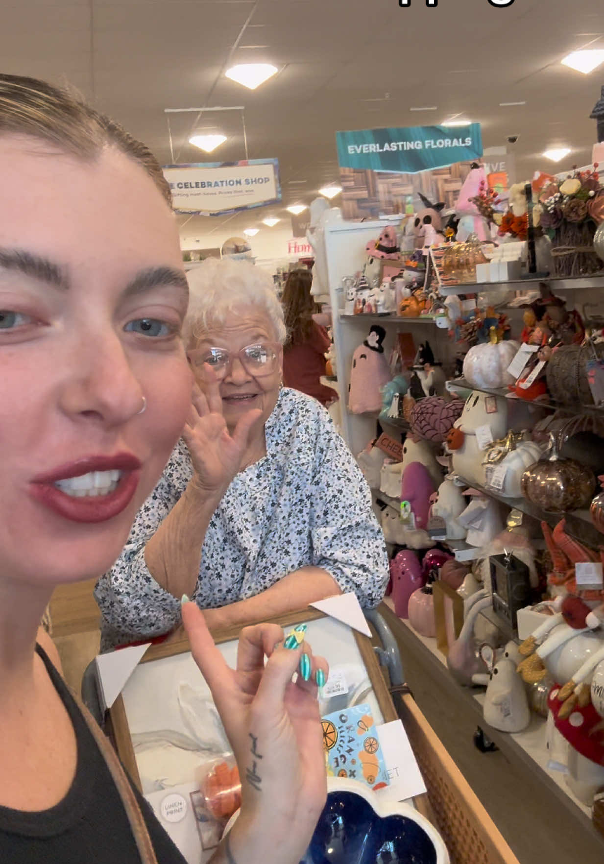 Come Shopping with me and @grannysday at our favorite place @HomeGoods #homegoods #grannysday #shopping #grandmasoftiktok #homegoodshaul 