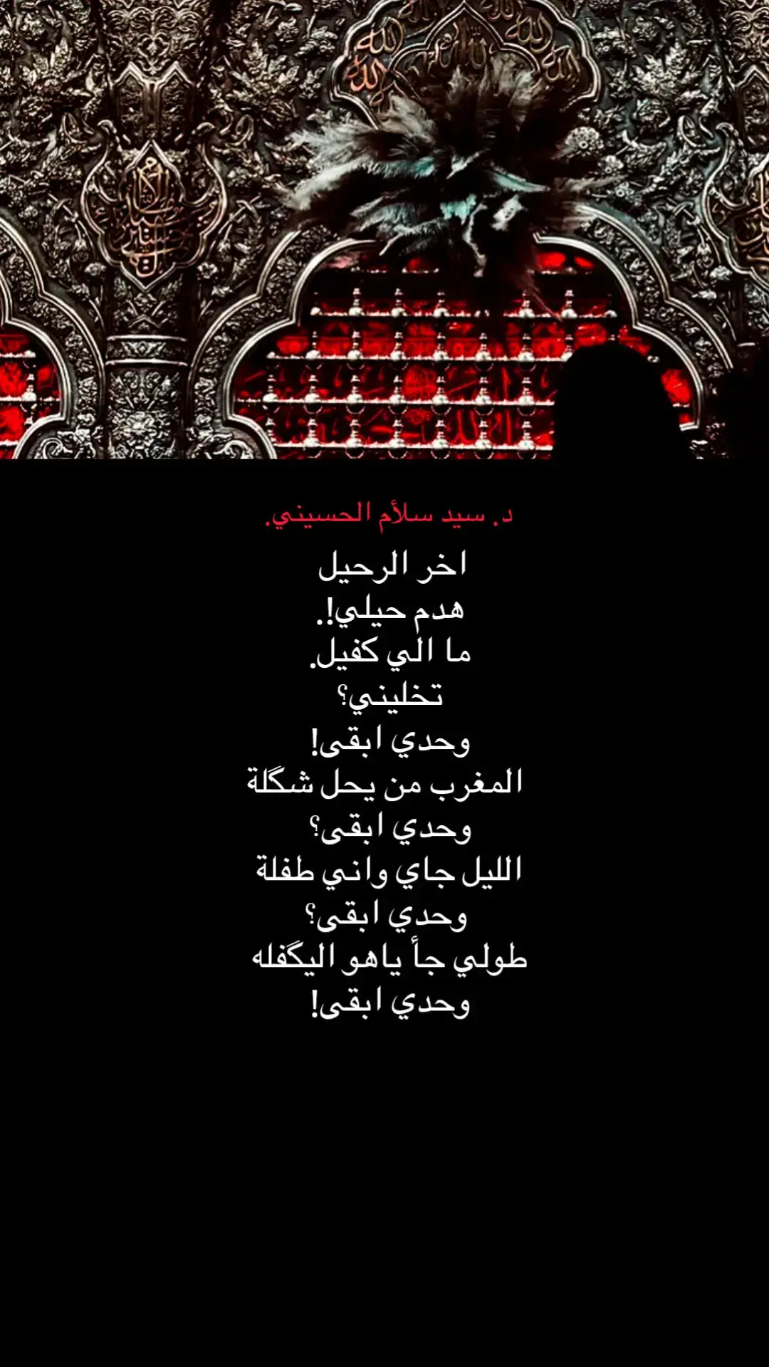 #سيد_سلام_الحسيني #كربلاء #ياحسين #لطمية #حسيني 