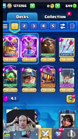 he is grinding #jynxzi #clips #fyp #clashroyale #twitch 