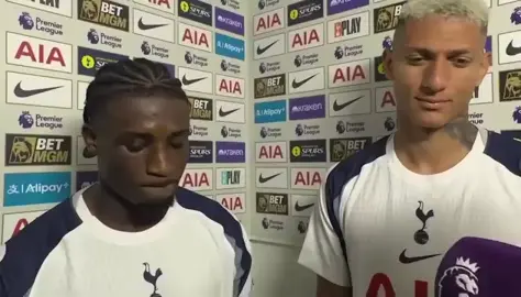 Richarlison 🇧🇷 on Mohammed Kudus 🇬🇭: ‘I feel this guy is Brazilian. He can dribble a lot and is skilful as well.#sportsmonarchtv 