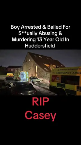 A 16-year-old boy has been arrested on suspicion of murder following the death of a 13-year-old girl in Huddersfield.  Police were called by the ambulance service to a flat on Sheepridge Road just after 23:30 BST on Monday to reports the girl was unresponsive. She was taken to hospital where she died in the early hours of Tuesday. The arrested boy, from Huddersfield, remains in custody, West Yorkshire Police said #huddersfield #sheepridge #uknews #tiktoknews #crimetok 
