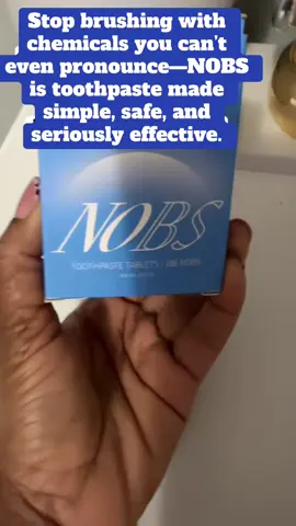 #NOBSToothpaste #SimpleSmile #TabToothpaste #HealthySmileJourney