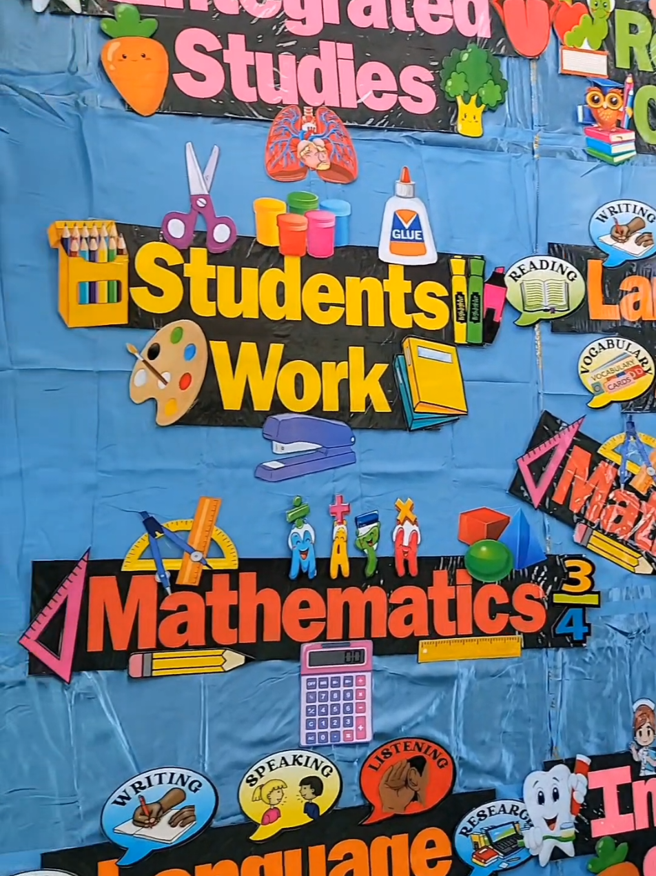 Classroom Corner Subject Banners (laminated).😍 These are our best sellers for the back to school season.  🙏 #fyp #classroomdecor #backtoschool #subjectbanners