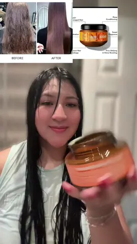 Me encanta este mascarilla de Argan #mascarrilla #argan #karsellcollagencollagen #karsellhairmask 