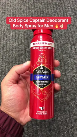 3 x  150ml Old Spice Caption Deodorant Body Spray for Men ✨🔥♥️#fyp #viral #oldspice #bodysprays #tiktokmademebuyit 