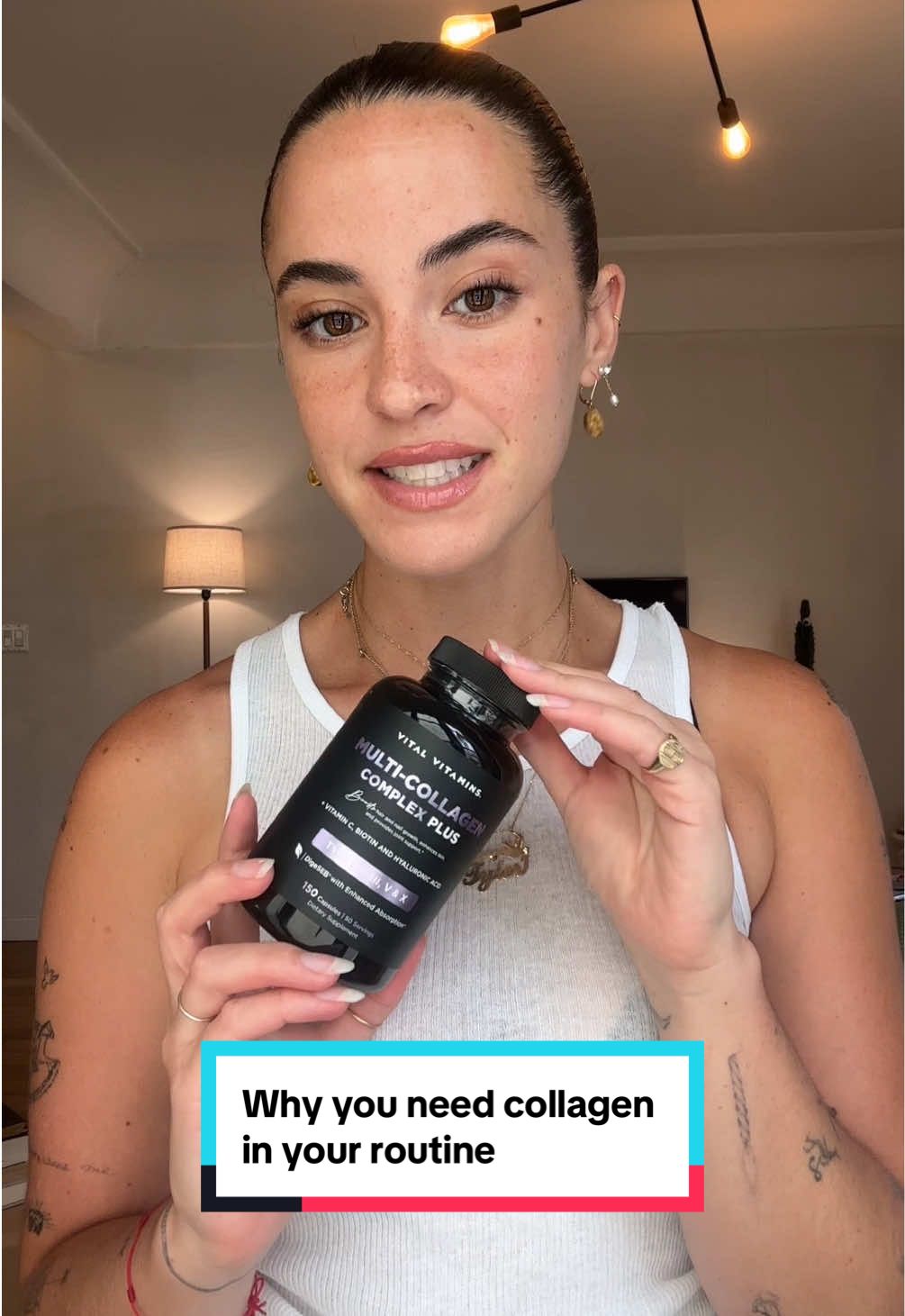 If collagen isn’t in your routine yet… this is your sign 🤭 5 types  in one supplement for hair, skin, nails & joints. Now 35% off with code VITAL35 💗 #skincare #supplements #collagen #multicollagen #hairskinnails