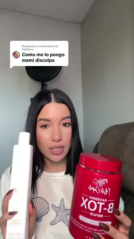 Respuesta a @Flakitara 🥰#botox #cuidadodelcabello #mujeresqueinspiran #pelinegra🖤 #mujereslatinas 