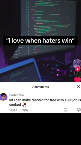 I love it when haters winn - haters winning core #hatecore #discord 