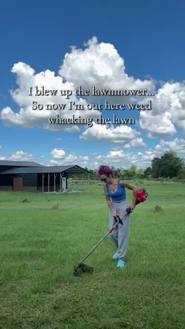 Should I be that girl making the ‘if 10,000 people send me $1…’ video but for a mower fund 🤣