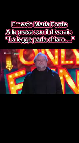 Grande Ernesto Maria Ponte,  che fa morire 🤣🤣 nel suo racconto..👏👏👏👍 #ernestomariaponte #divorzioallitaliana #teatro 