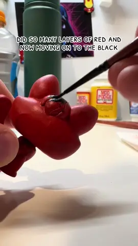 DEADPOOL LPS CUSTOMIZING PROCESS WOOOO  #lps #lpscustom #lpstiktok #deadpool #marvel 