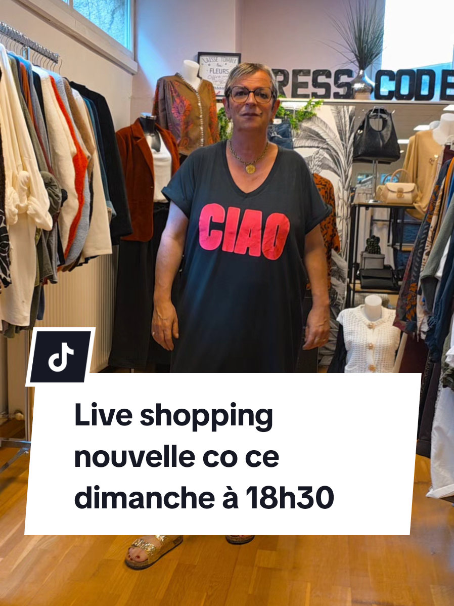 Envie de découvrir la nouvelle collection d'automne by Dress Code ? RDV ce dimanche à 18h30 pour un live shopping 🥰 #collectionautonme #dresscodegap #liveshopping #live #shopping 
