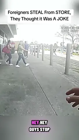 Foreigners STEAL From STORE, They Thought it Was A JOKE #cop #cops #police #copsoftiktok #policeofficer 