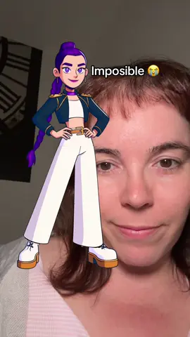 Imposible cortar la ropa de Rumi a la talla correcta 😱 #fyp  #kpopdemonhunters #tiktokgame