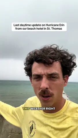 Thank you everyone for caring about us and shout out again to all of our staff making the dream work no matter the weather! ##hurricaneerin##stthomas##bolongobay##fyp##weathertok