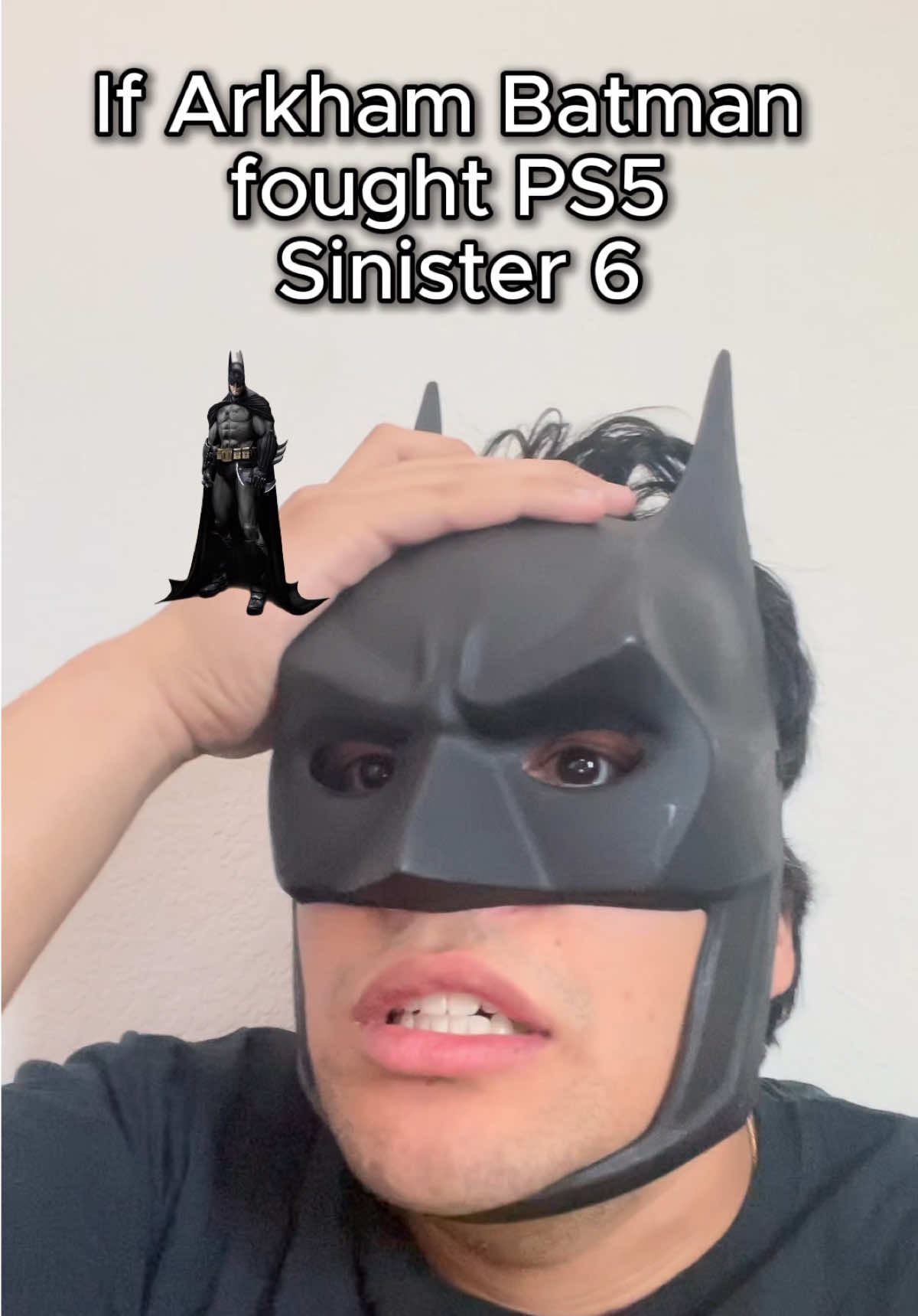 Arkham Batman VS PS5 Sinuster 6 #spiderman #batman #marvel #dc 