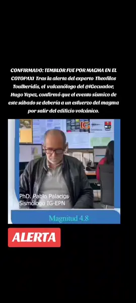 No hay un plan de contingencia frente a una potencial erupción del volcán Cotopaxi, que afectaría de manera directa a no menos de 600 mil.personas, en Rumiñahui, Machachi y Latacunga.