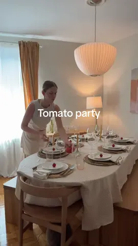 1 year anniversary of the tomato themed dinner party 🍅 
