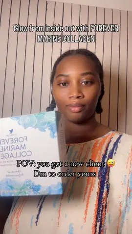 Forever Marine Collagen The Ultimate Skin Protector & Healer✨ 💎Repairs & Restores Hufanya kazi kutoka ndani ya mwili hadi ngozi ya juu, ikirejesha nguvu b, elasticity 2, na unyevu. 💎Inafanya ngozi yako kuwa imara na yenye kinga siyo nyepesi, dhaifu au rahisi kuharibiwa. 💎Kama vipodozi vimekuharibu, hii collagen itakurudishia nuru ya ngozi na contidence yako. Why It Works So Powerfully: 1️⃣Vitamin A Hurekebisha seli za ngozi, kupunguza madhara ya vipodozi, na kusaidia ngozi kuanza kujijenga upya. 2️⃣Vitamin C Powerful antioxidant x, hupunguza madoa na kuamsha uzalishaji wa collagen ya asili. 3️⃣Zinc Huzuia infections, huponya ngozi iliyojeruhiwa, na kupunguza inflammation. 4️⃣Biotin Huimarisha afya ya ngozi, nywele na kucha. 5️⃣Coenzyme Q10 Anti-aging hero & i, hupigana na dalili za uzee na kuongeza energy kwenye seli. ✨Matokeo: ☑️Ngozi yenye afya na True Glow hata bila kipodozi ☑️Confidence yako inarudi  ☑️Ngozi tight, firm & protected 🌟Don't just cover your skin... Heal it! Forever Marine Collagen #MarineCollagen #GlowFromWithin #ForeverLiving #fyp #burunditiktok🇧🇮 #trending #relatable #goviral 