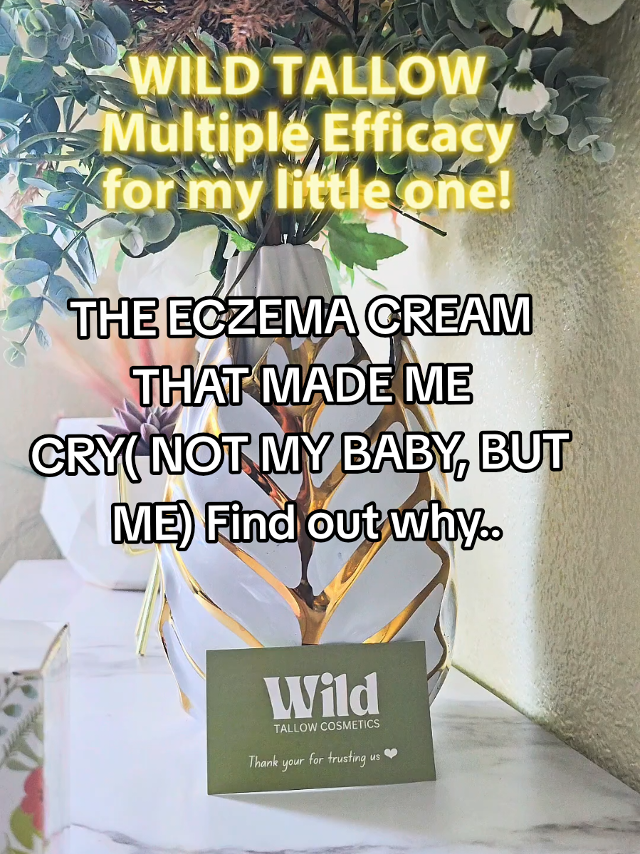 #CapCut This really helps my baby's feel better on day 1 as soon as I applied it on his skin it's  a game changer! I am so thankful and glad I found @Wild tallow  this is the best BEEF tallow with manuka honey cream and all natural ingredients  all in one that helps to moisturize  my baby's  skin without him feeling sting or irritate at all thank you!!!! mistake try it guys #fyp #eczemaflareup #eczemaawareness #wildtallow 