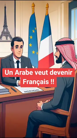 Un Arabe veut devenir Français !! #situationreel #ApprendreLeFrançais #apprendresurtiktok 