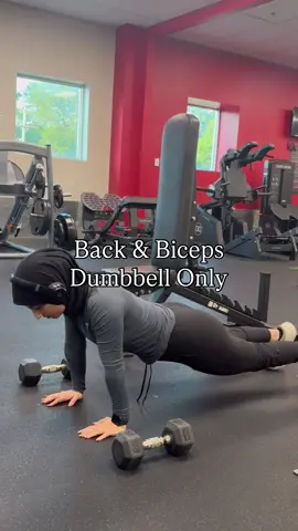 i am proud of my pushup form🧑‍🍳😘 back & biceps w/ a hint of pushups hammer curls 12 x4 bicep curls 12 x 4 standing back rows12 x 4 plank back rows 12 x 4 #trending #fyp #upperbody #backday #workout         @Gymshark @lululemon  