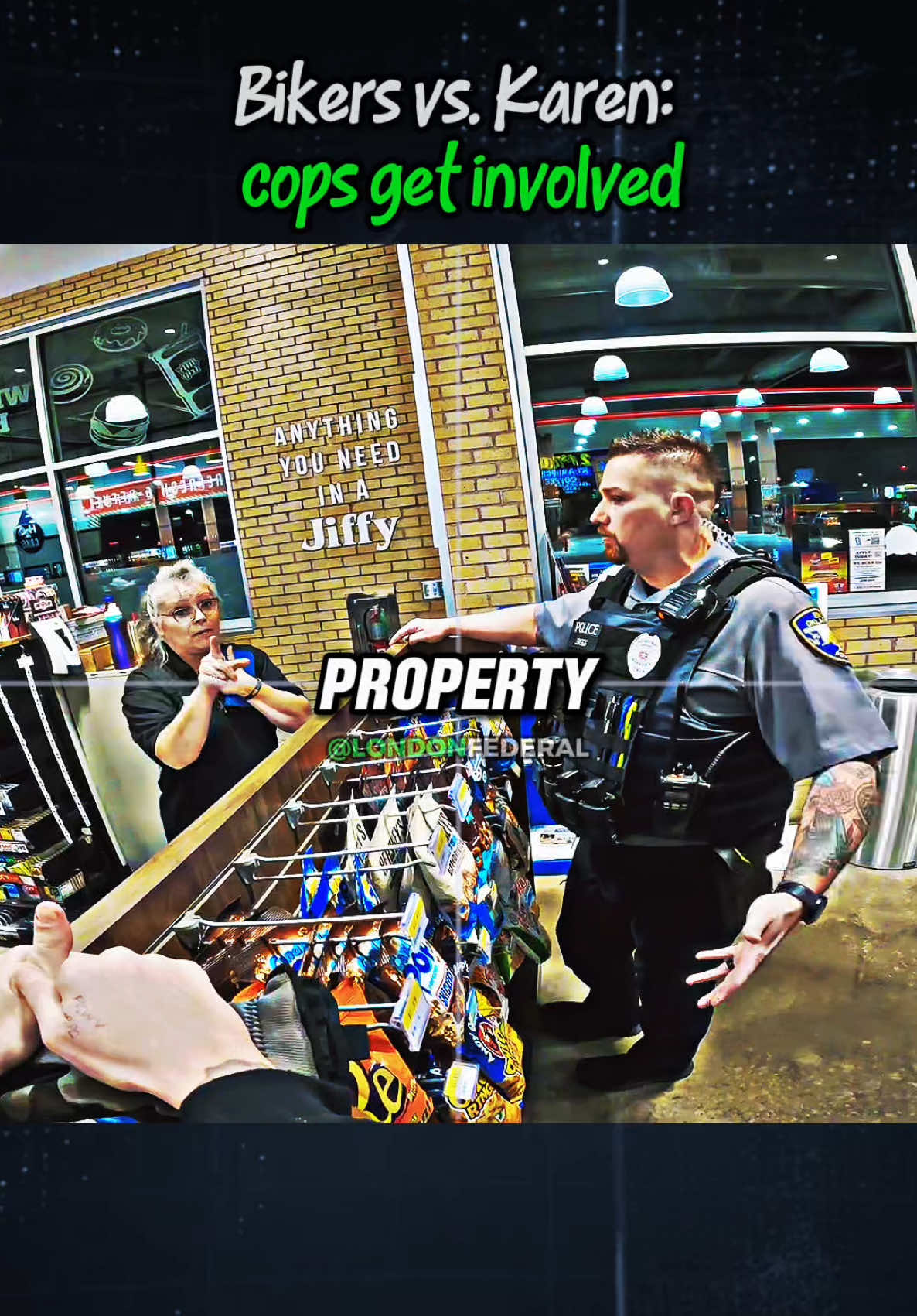 Karen vs. Bikers and cop... CREDITS TO:@Blazuki                                #court #copsoftiktok #policeofficer #cops #courtroom #policeoftiktok 