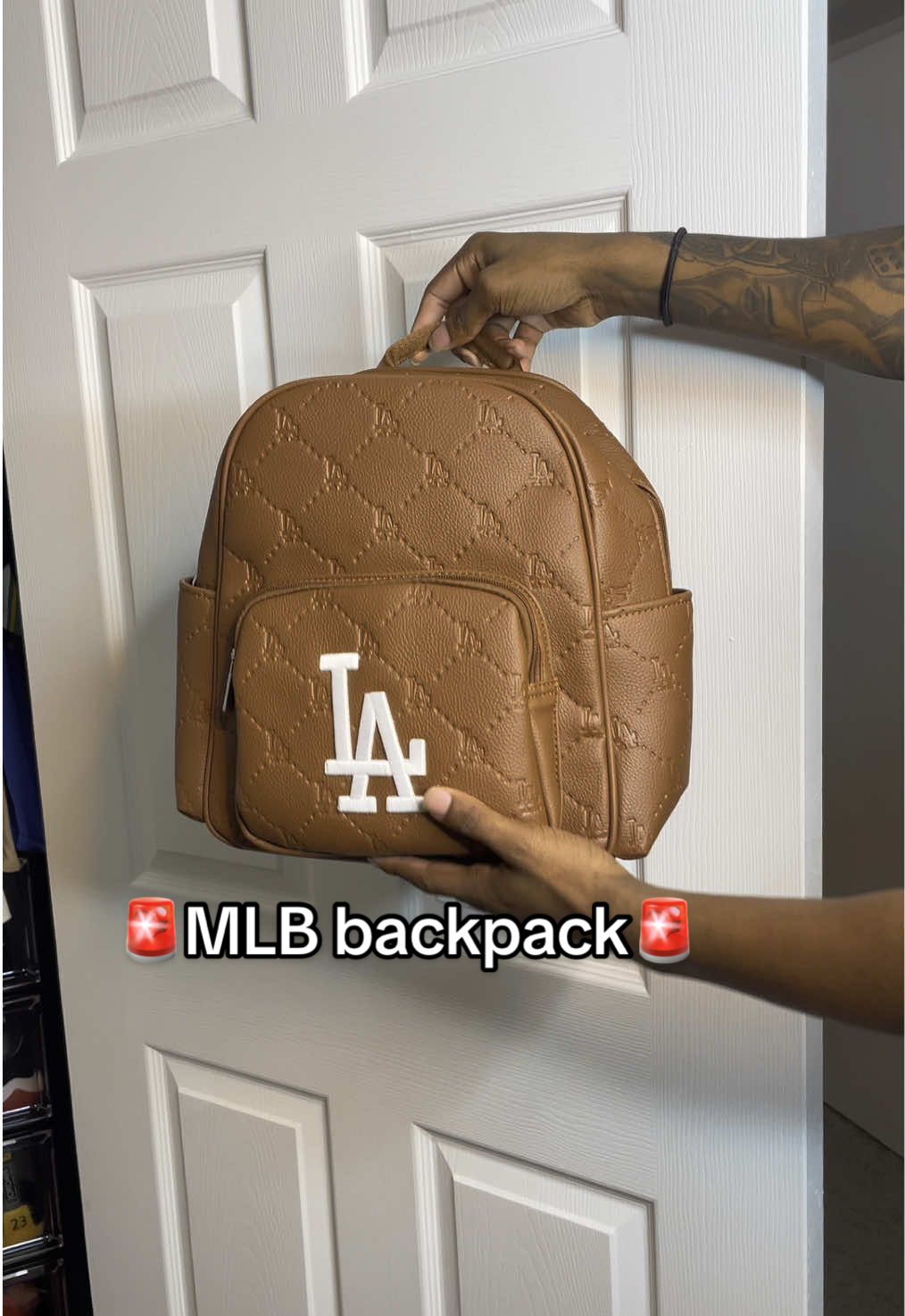 MLB backpack #MLB #ladodgers #fashiontiktok #streetwear #TikTokShopFashion 